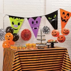10" Jack-O’-Lantern Hanging Paper Lantern Halloween Decorations - 12 Pc. -Halloween sale2022 10 jack o lantern hanging paper lantern halloween decorations 12 pc 13660404 a03
