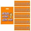 12 1/2" x 17" Bulk Walk Safely with Jesus Goody Bags - 50 Pc.