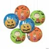 12" Peanuts® Halloween Hanging Paper Lanterns - 6 Pc.