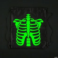 12" x 15" Medium Glow-in-the-Dark Skeleton Nonwoven Drawstring Bags – 12 Pc. -Halloween sale2022 12 x 15 medium glow in the dark skeleton nonwoven drawstring bags 12 pc 14114077 a02