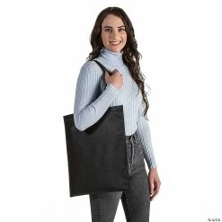 15" x 17" Large Black Tote Bags - 12 Pc. 5 15" x 17" Large Black Tote Bags - 12 Pc. -Halloween sale2022 15 x 17 large black tote bags 12 pc 13632102 a02