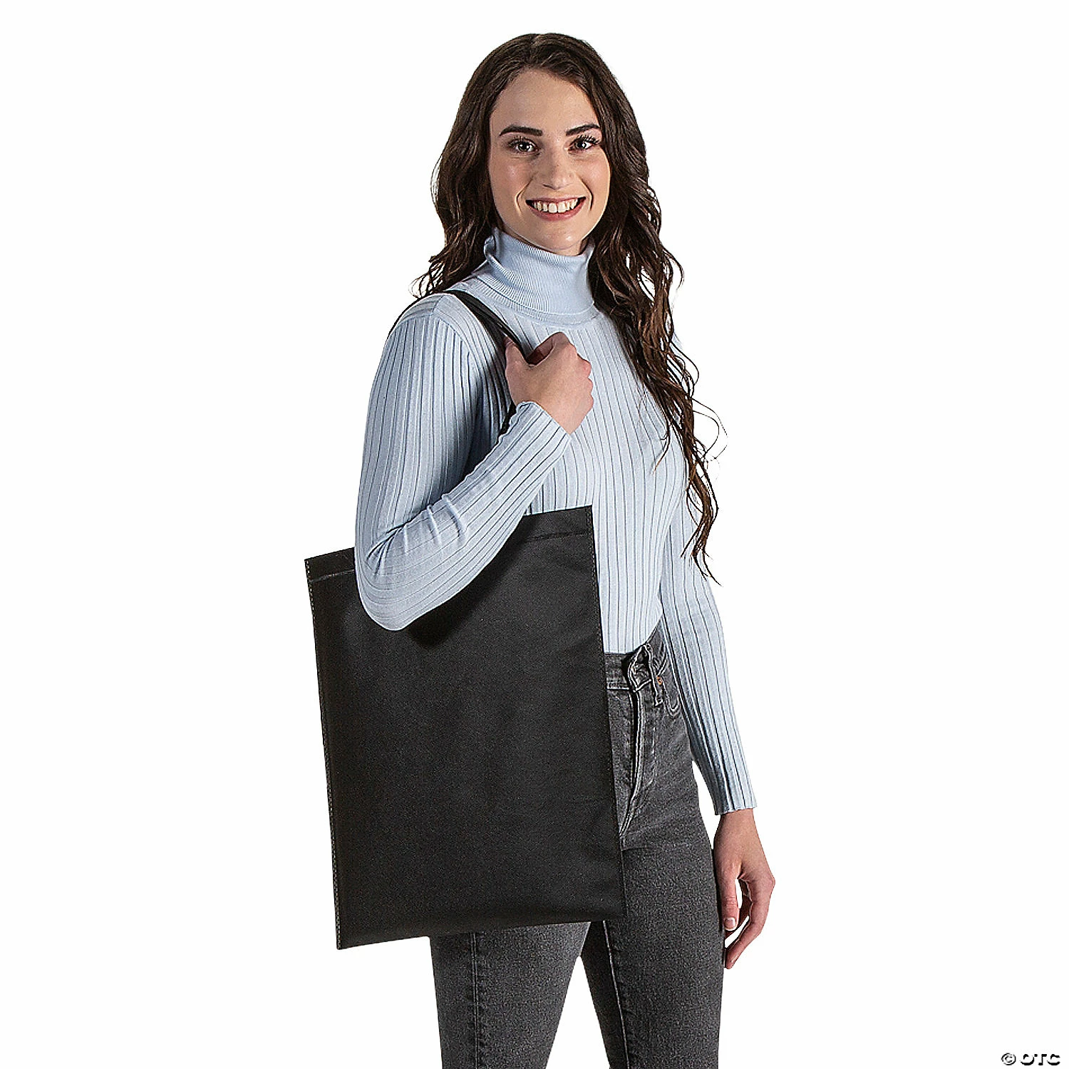 15" x 17" Large Black Tote Bags - 12 Pc. 3 15" x 17" Large Black Tote Bags - 12 Pc. - Image 3