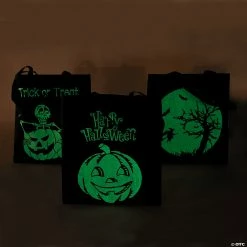 15" x 17" Large Nonwoven Glow-in-the-Dark Halloween Tote Bags - 12 Pc. -Halloween sale2022 15 x 17 large nonwoven glow in the dark halloween tote bags 12 pc 13606125 a02
