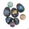 2 1/4" God’s Galaxy Bouncy Ball-Filled Plastic Easter Eggs - 12 Pc.