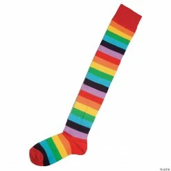 Adult Rainbow Clown Socks