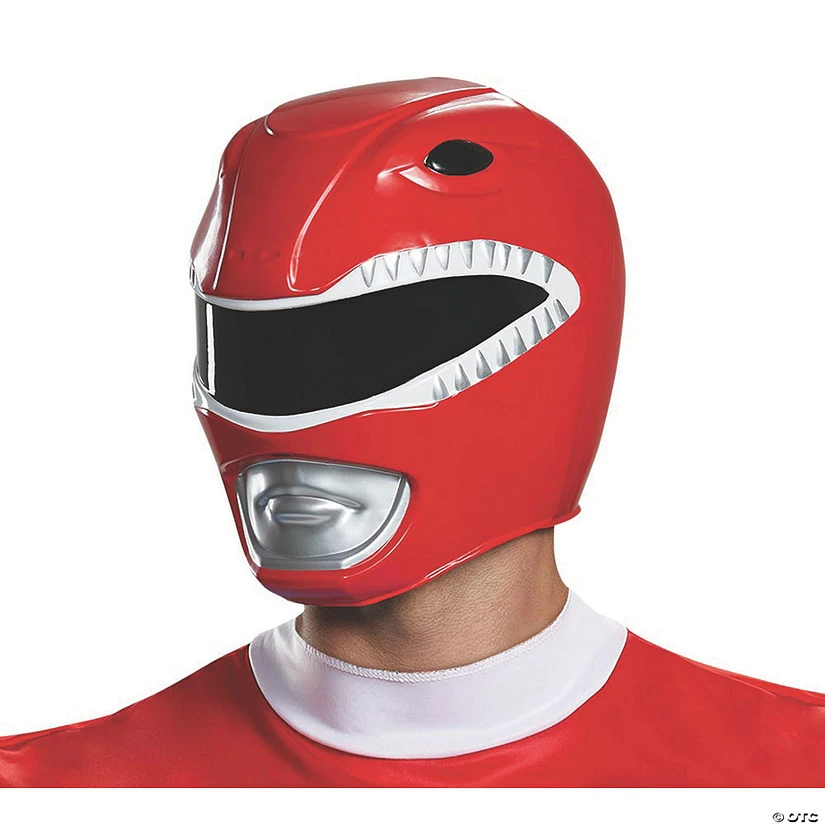 Adult Red Power Ranger Helmet 1 Adult Red Power Ranger Helmet