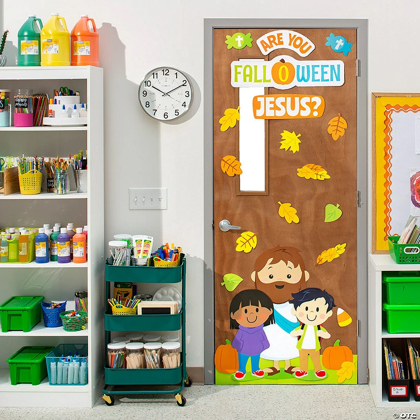 Are You Fall-O-Ween Jesus Door Decorating Kit - 5 Pc. 1 Are You Fall-O-Ween Jesus Door Decorating Kit - 5 Pc.