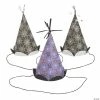 Basic Boo Halloween Cone Party Hats - 6 Pc.