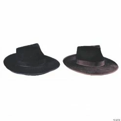 Black Gangster Hat - Large