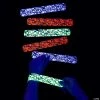 Black Light Slap Bracelets - 12 Pc.