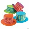 Bright Accordion Top Hats - 12 Pc.