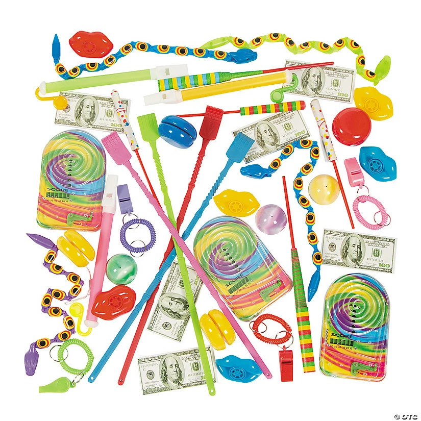 Bright Deluxe Toy Assortment - 50 Pc. 1 Bright Deluxe Toy Assortment - 50 Pc.