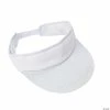 Bulk DIY White Cotton Visors - 48 Pc.