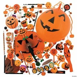 Bulk Jack-O’-Lantern Halloween Assortment - 250 Pc.