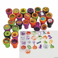 Bulk Mega Halloween Stampers - 200 Pc.