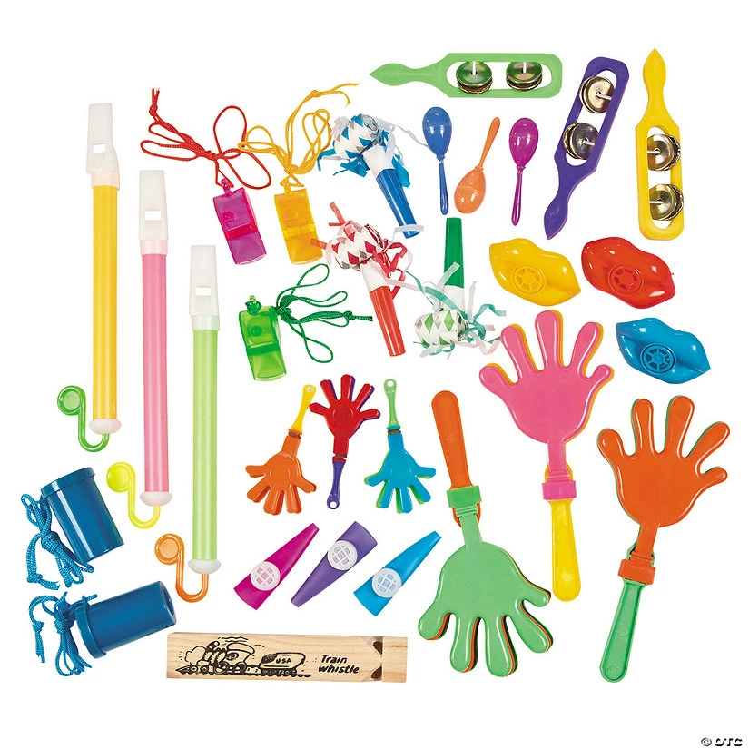 Bulk Noisemaker Assortment - 100 pcs. 1 Bulk Noisemaker Assortment - 100 pcs.