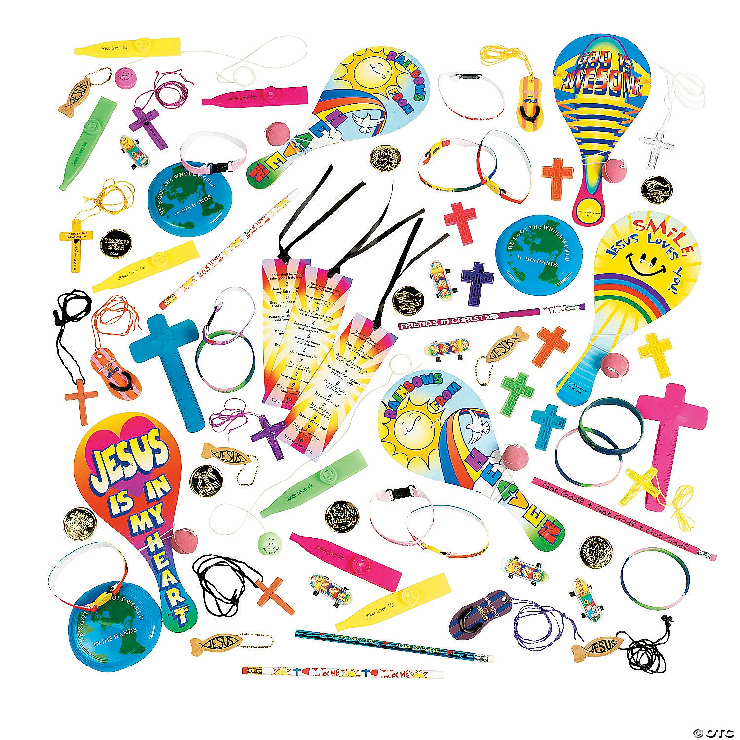 Bulk Religious Novelty Assortment - 250 Pc. 1 Bulk Religious Novelty Assortment - 250 Pc.