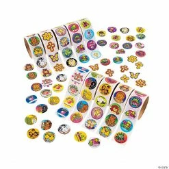Bulk Religious Rolls of Stickers Assortment - 1000 Pc.