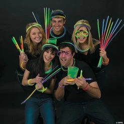 Bulk Tri-Color & Solid Glow Necklace Assortment - 100 Pc. -Halloween sale2022 bulk tri color and solid glow necklace assortment 100 pc 24 1804d a02