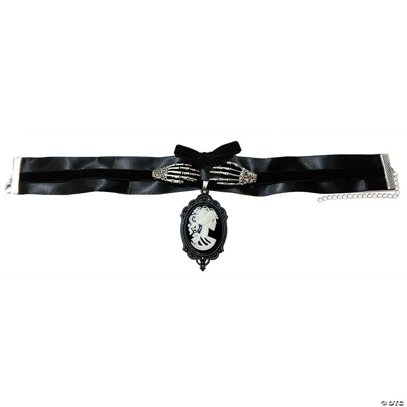 Cameo Hand Velvet Choker 1 Cameo Hand Velvet Choker