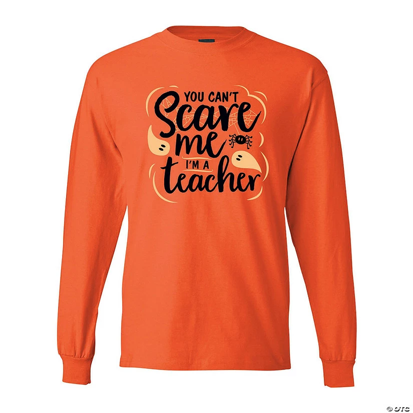 Can’t Scare Me I’m a Teacher Adult’s T-Shirt 1 Can’t Scare Me I’m a Teacher Adult’s T-Shirt