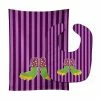 Caroline's Treasures, Halloween, Halloween Monster Feet Baby Bib & Burp Cloth, 11 x 18,