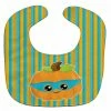 Caroline's Treasures, Halloween, Halloween Pumpkin Superhero Baby Bib, 10 x 13,
