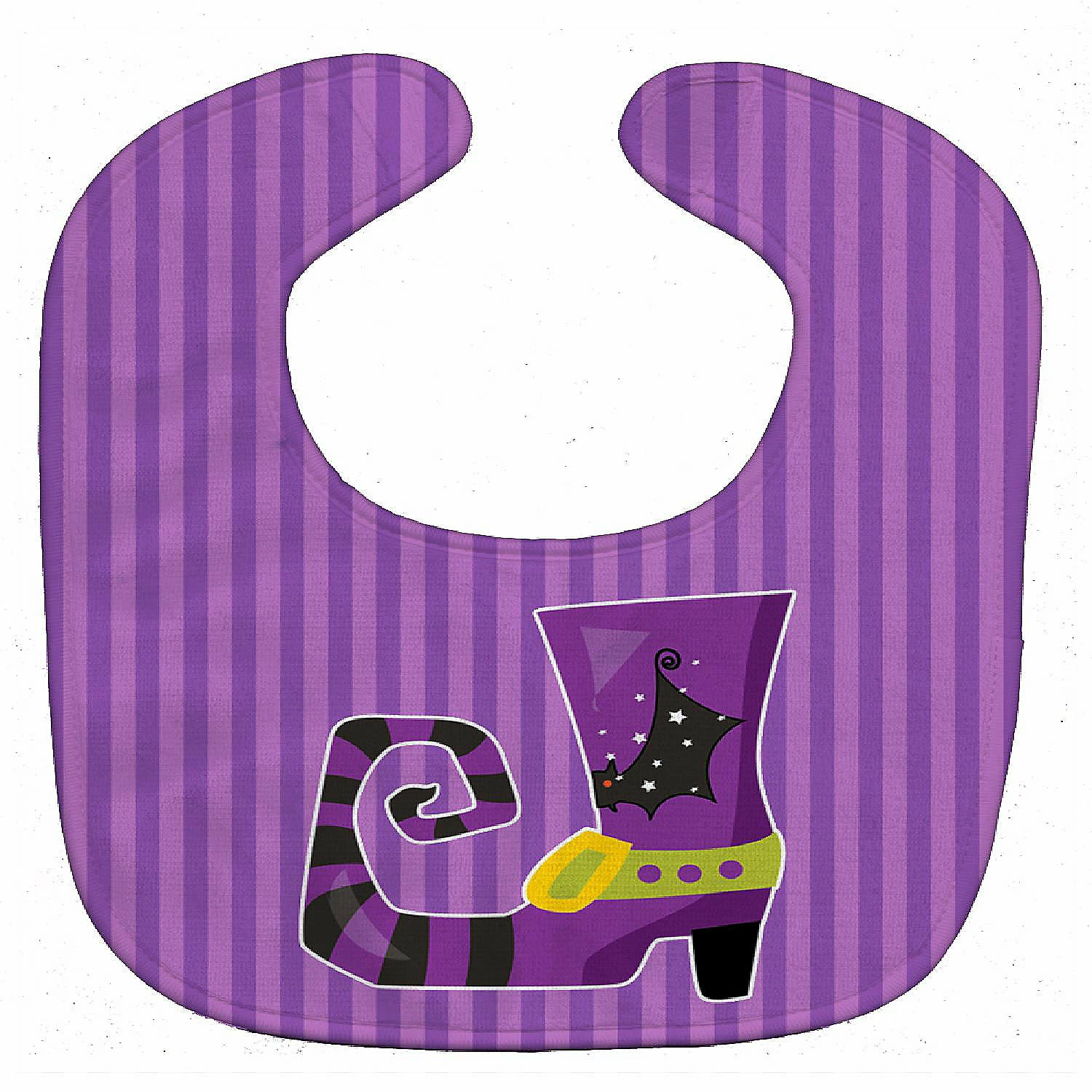 Caroline's Treasures, Halloween, Halloween Witch's Shoe Baby Bib, 10 x 13, 1 Caroline's Treasures, Halloween, Halloween Witch's Shoe Baby Bib, 10 x 13,