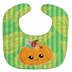 Caroline's Treasures Pumpkin Fall Baby Bib, 10 x 13,