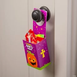 Christian Pumpkin Door Hanger Treat Boxes - 12 Pc. -Halloween sale2022 christian pumpkin door hanger treat boxes 12 pc 13982875 a02