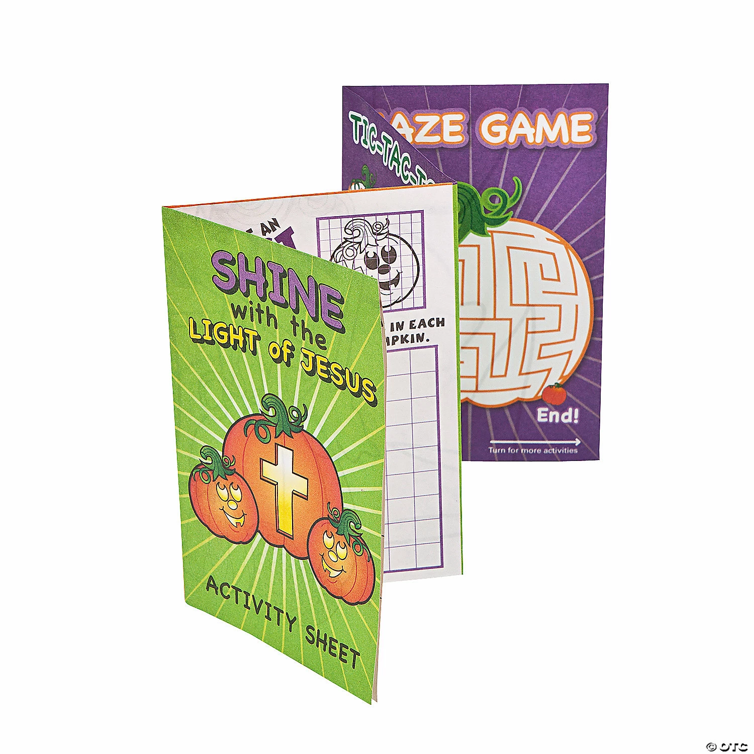 Christian Pumpkin Fold-Up Activity Sheets - 24 Pc. 1 Christian Pumpkin Fold-Up Activity Sheets - 24 Pc.