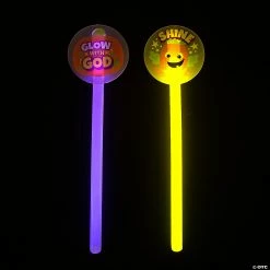 Christian Pumpkin Glow Wands - 12 Pc.