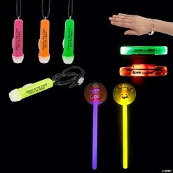 Christian Pumpkin Light-Up Assortment Kit – 72 Pc.