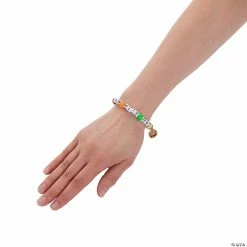 Christian Pumpkin Pony Bead Bracelet Craft Kit - Makes 12 -Halloween sale2022 christian pumpkin pony bead bracelet craft kit makes 1213983004 a02