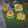 Christian Pumpkin Yard Signs - 4 Pc.