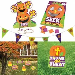 Church Trunk-or-Treat Decorating & Games Kit - 25 Pc.