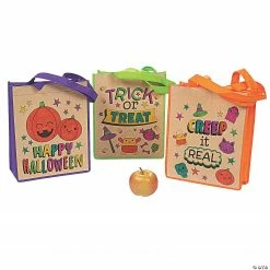 Color Your Own Large Halloween Tote Bags - 12 Pc. -Halloween sale2022 color your own large halloween tote bags 12 pc 13851826 a01