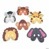 Color Your Own Zoo Animal Masks - 12 Pc.