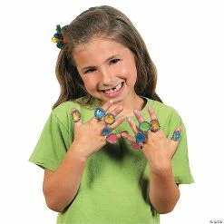 Colorful Rhinestone Rings - 72 Pc. -Halloween sale2022 colorful rhinestone rings 72 pc 39 520c a03