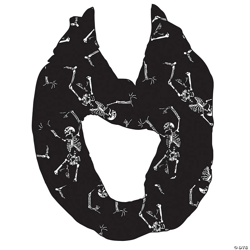 Dancing Skeleton Infinity Scarf 1 Dancing Skeleton Infinity Scarf