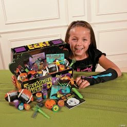 Deluxe Halloween Treasure Chest Toy Assortment - 50 Pc. 5 Deluxe Halloween Treasure Chest Toy Assortment - 50 Pc. -Halloween sale2022 deluxe halloween treasure chest toy assortment 50 pc 25 2322 a02
