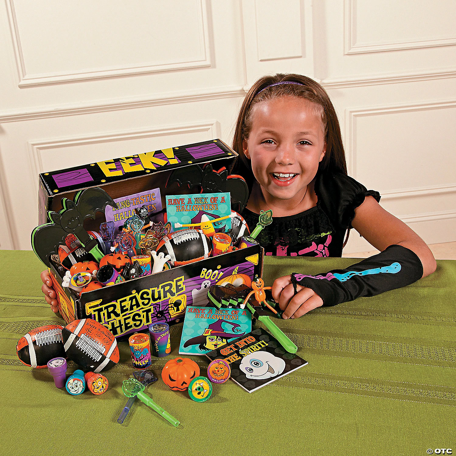 Deluxe Halloween Treasure Chest Toy Assortment - 50 Pc. 3 Deluxe Halloween Treasure Chest Toy Assortment - 50 Pc. - Image 3