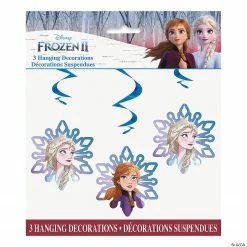 Disney’s Frozen II Hanging Swirl Decorations - 3 Pc.