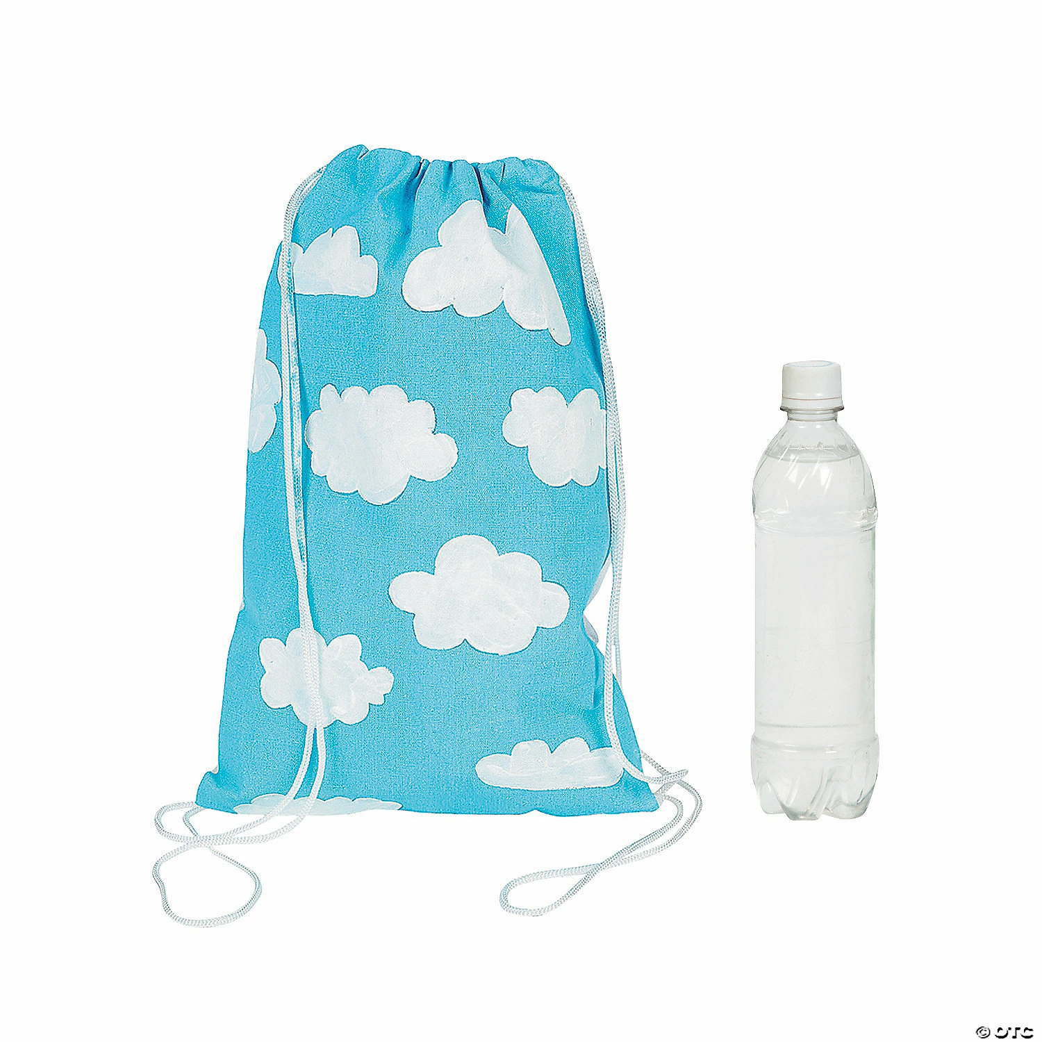 DIY Medium White Canvas Drawstring Bags - 48 Pc. 2 DIY Medium White Canvas Drawstring Bags - 48 Pc. - Image 2