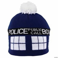 Doctor Who Tardis Pom Beanie