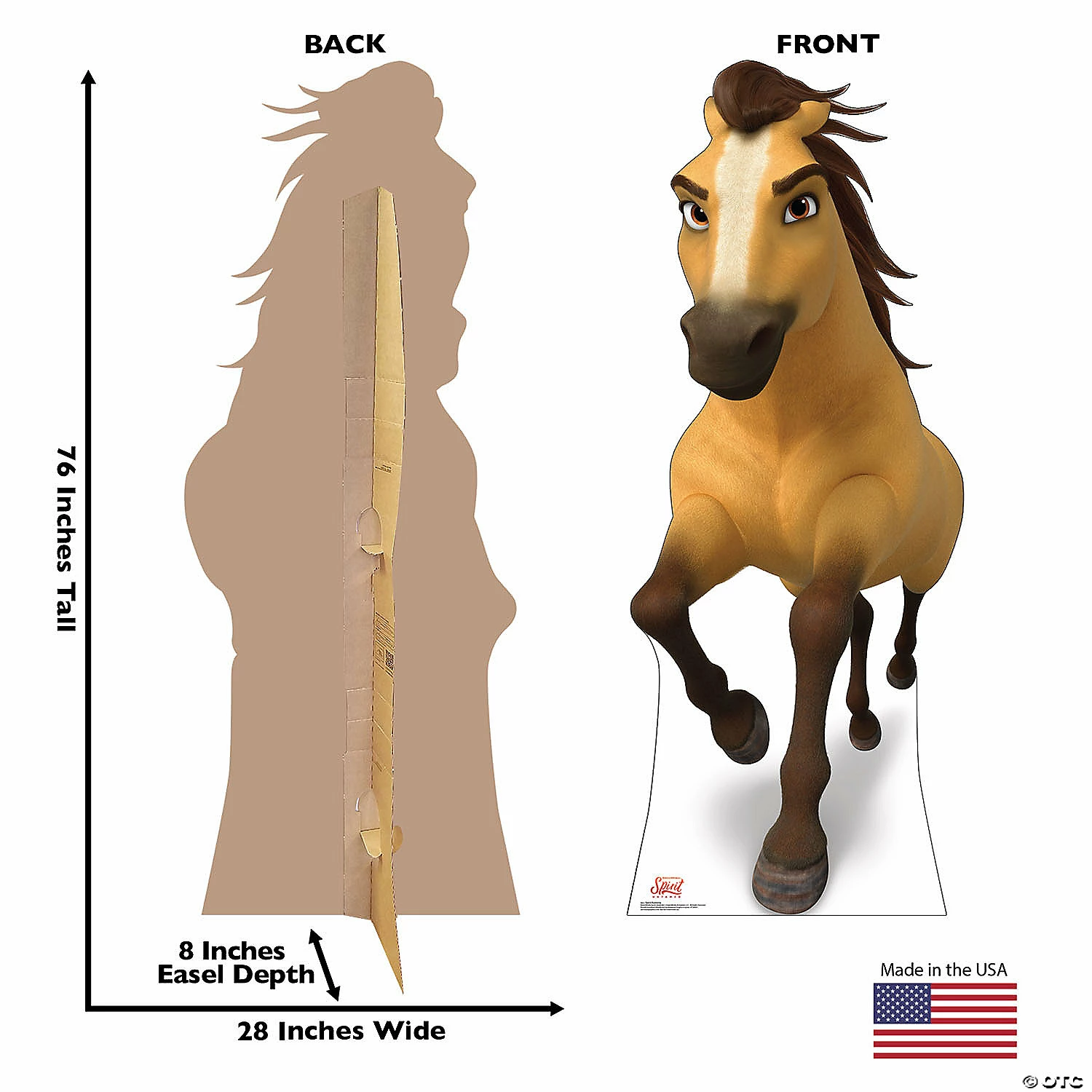 DreamWorks Spirit Untamed™ Spirit Running Cardboard Stand-Up 2 DreamWorks Spirit Untamed™ Spirit Running Cardboard Stand-Up - Image 2