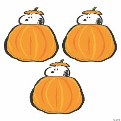 Eureka® Peanuts® Fall Pumpkins Bulletin Board Cutouts - 36 Pc.