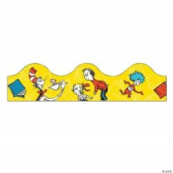 Eureka® Dr. Seuss™ The Cat in the Hat™ Yellow Bulletin Board Borders - 12 Pc. -Halloween sale2022 eureka sup sup dr seuss sup sup the cat in the hat sup sup yellow bulletin board borders 12 pc 13817643 a01