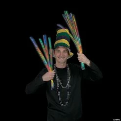 Five-Color Glow Swizzle Necklaces - 50 Pc. -Halloween sale2022 five color glow swizzle necklaces 50 pc 24 2187 a02