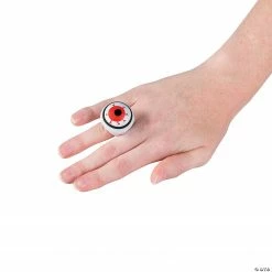 Flashing Halloween Light-Up Rings - 12 Pc. -Halloween sale2022 flashing halloween light up rings 12 pc 13749617 a02